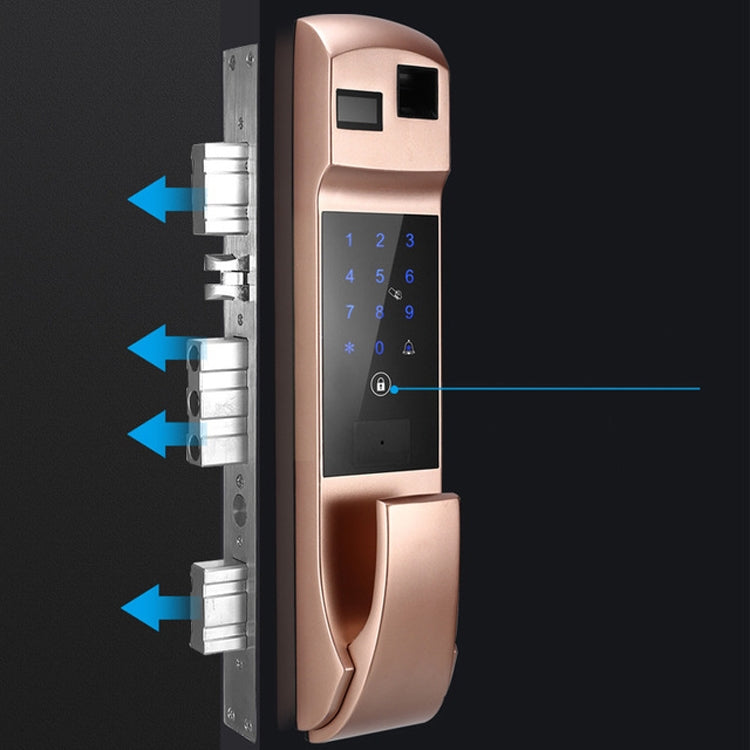 Fully Automatic Fingerprint Password Lock Intelligent Anti-theft Home Electronic Credit Card Automatic Unlock and Mute APP Fully Automatic Fingerprint Password Lock Intelligent Anti-theft Home Electronic Credit Card Automatic Unlock and Mute APP